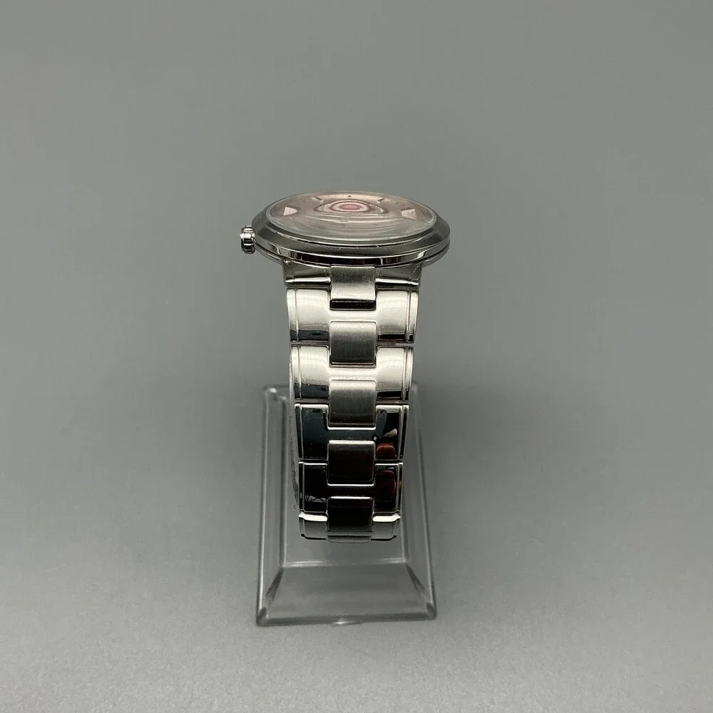 Kenneth Cole Womens Watch 30mm Pink MOP Dial Stainless Steel New Battery 6.25